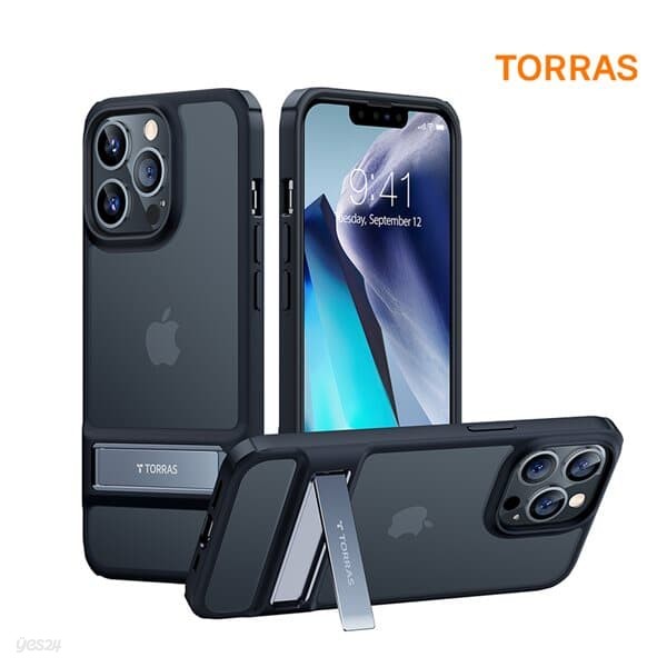 토라스 TORRAS UPRO 킥스탠드 무광 아이폰 13 PRO Matte 케이스 블랙