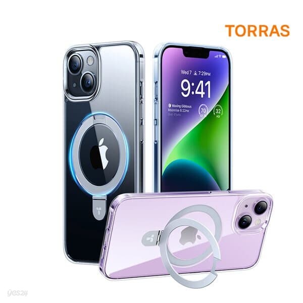 토라스 TORRAS UPRO 오스탠드 투명 아이폰 14 마그네틱 케이스