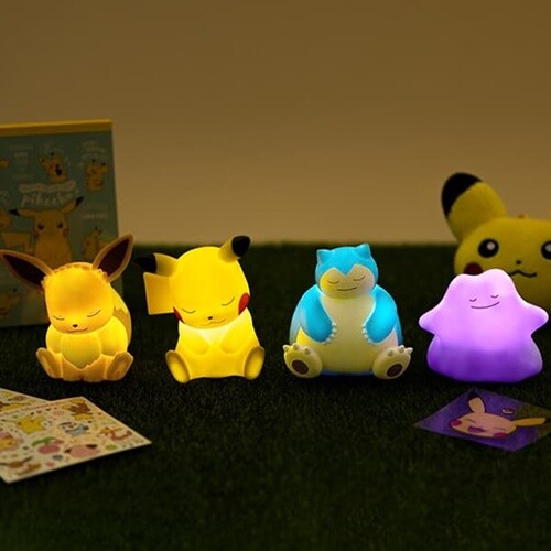 [레토] 포켓몬 피카츄 잠만보 메타몽 이브이 LED 미니 무드등
