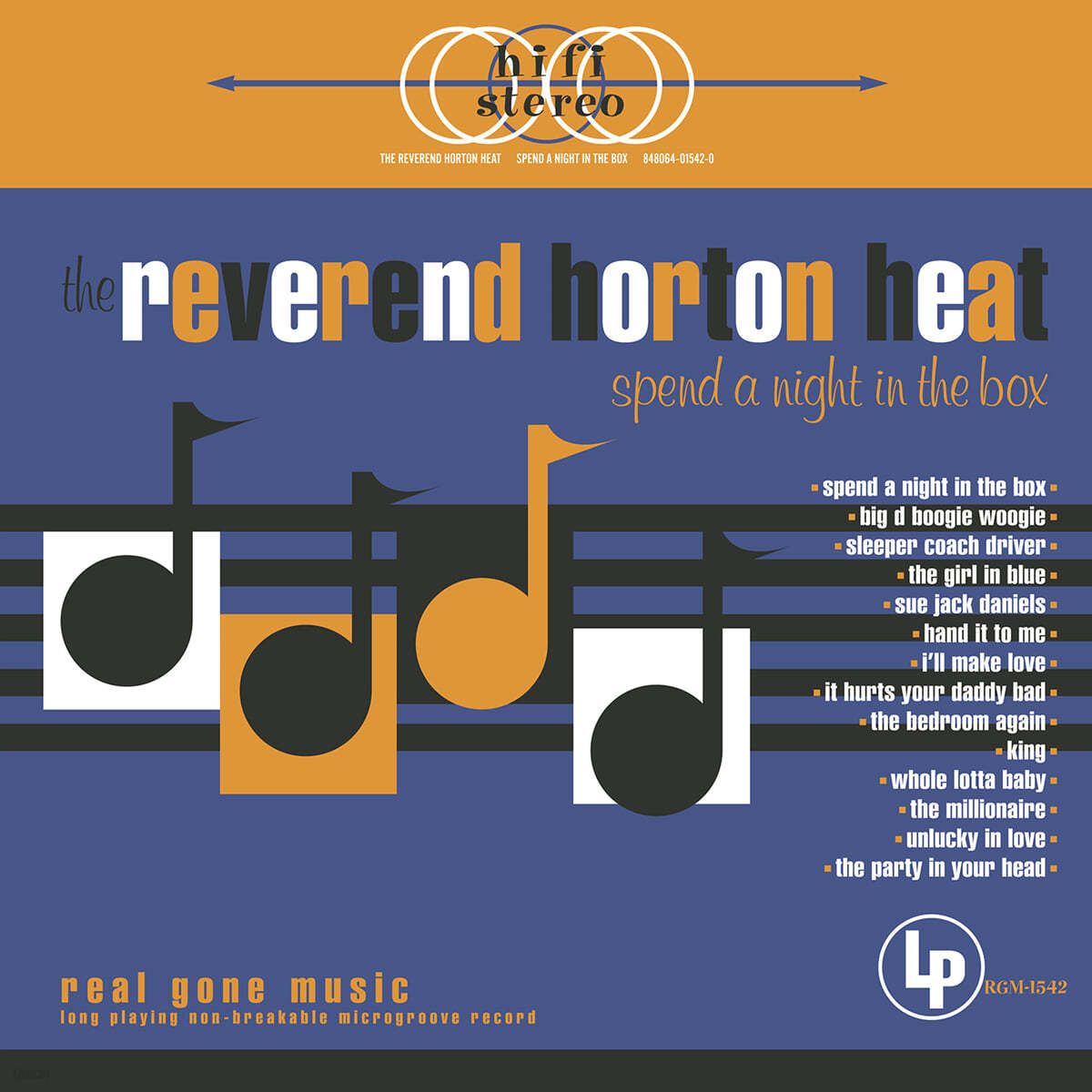 The Reverend Horton Heat (더 레버렌드 홀튼 히트) - Spend a Night in the Box [골드 컬러 LP]