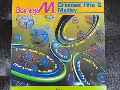 [LP] 보니 엠 - Boney M - Greatest Hits & Medley LP [한소리-라이센스반]