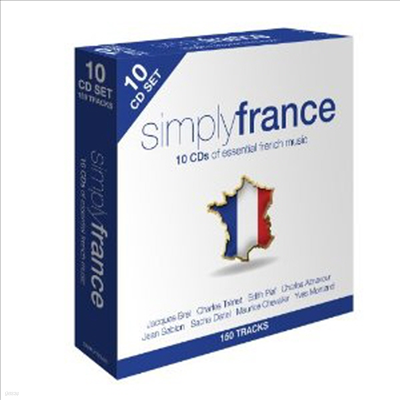 Various Artists - Simply France - Essential French Music (10CD Boxset)