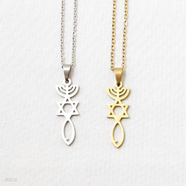 Jewelry 목걸이_Covenant(메노라,다윗별,익투스)