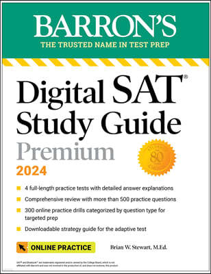 Digital SAT Study Guide Premium, 2024