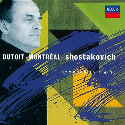 Ÿںġ:  1, 15 (Shostakovich: Symphonies No.1 & 15) (Ϻ Ÿڵ  )(CD) - Charles Dutoit