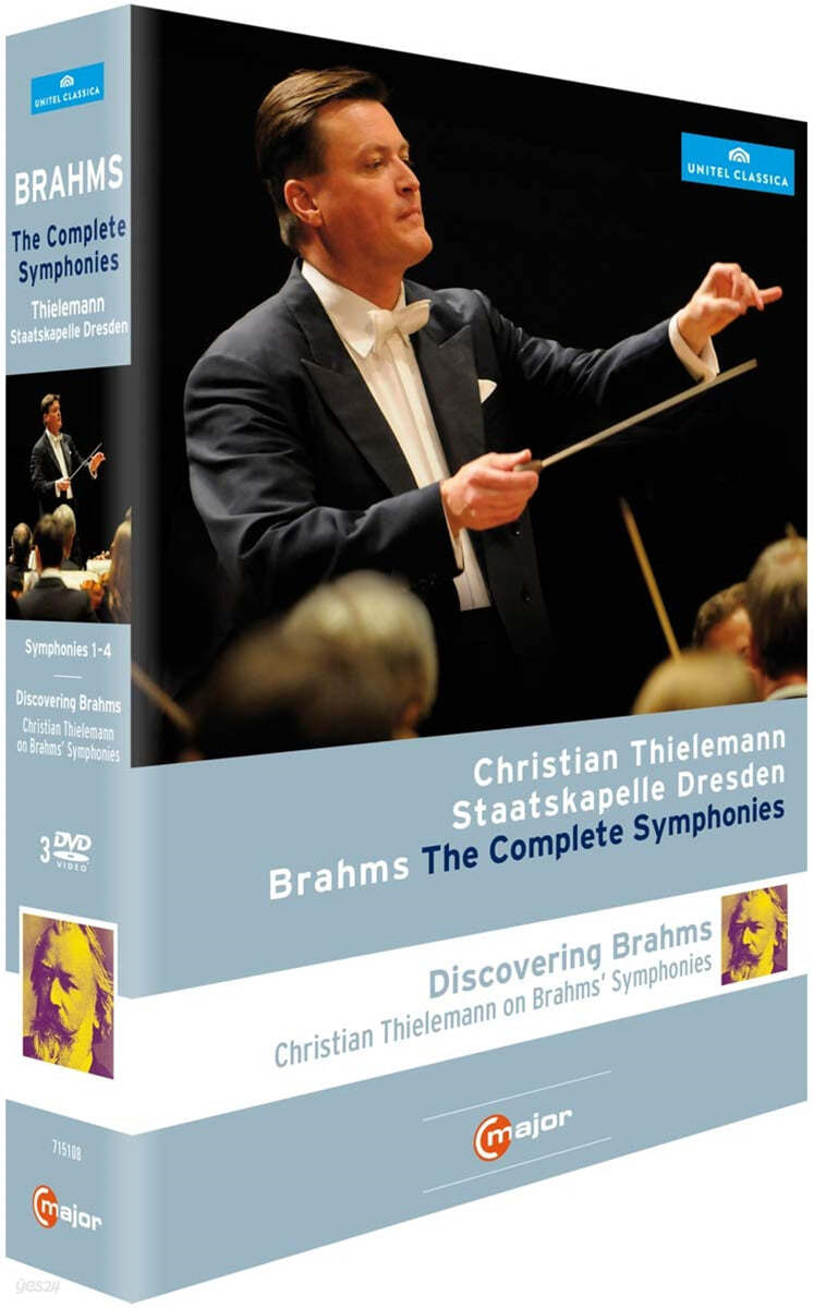 Christian Thielemann 브람스: 교향곡 전집 + 다큐멘터리 (Brahms: Complete Symphonies + &#39;Discovering Brahms&#39;) 
