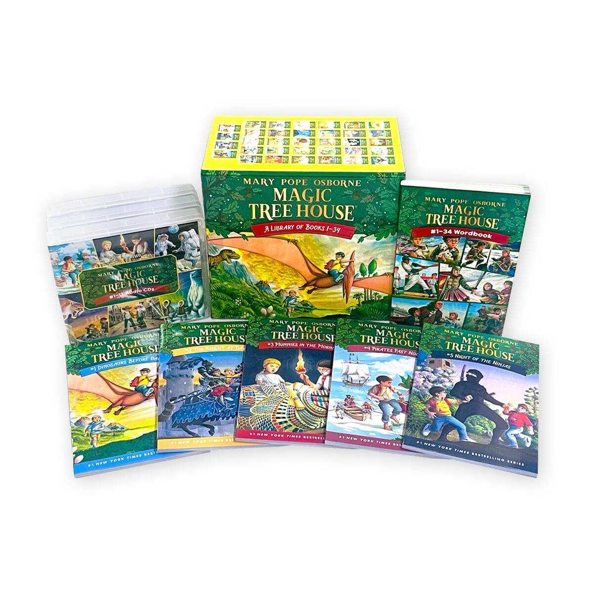매직 트리 하우스 1~34권 박스 세트 : Magic Tree House #1~34 Set -New