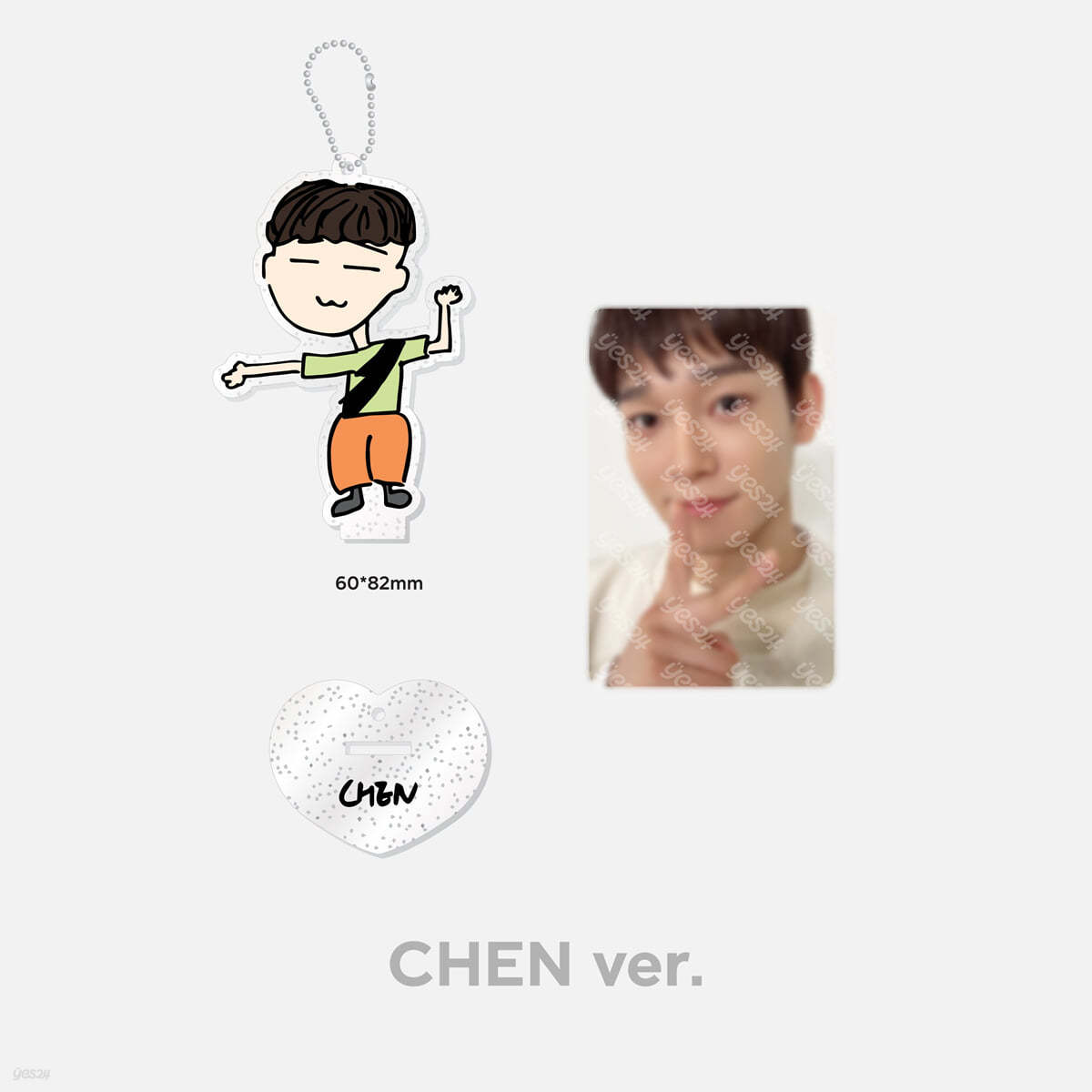 [EXO’ CLOCK] PORTRAIT ACRYLIC STAND KEY RING [첸 ver.]