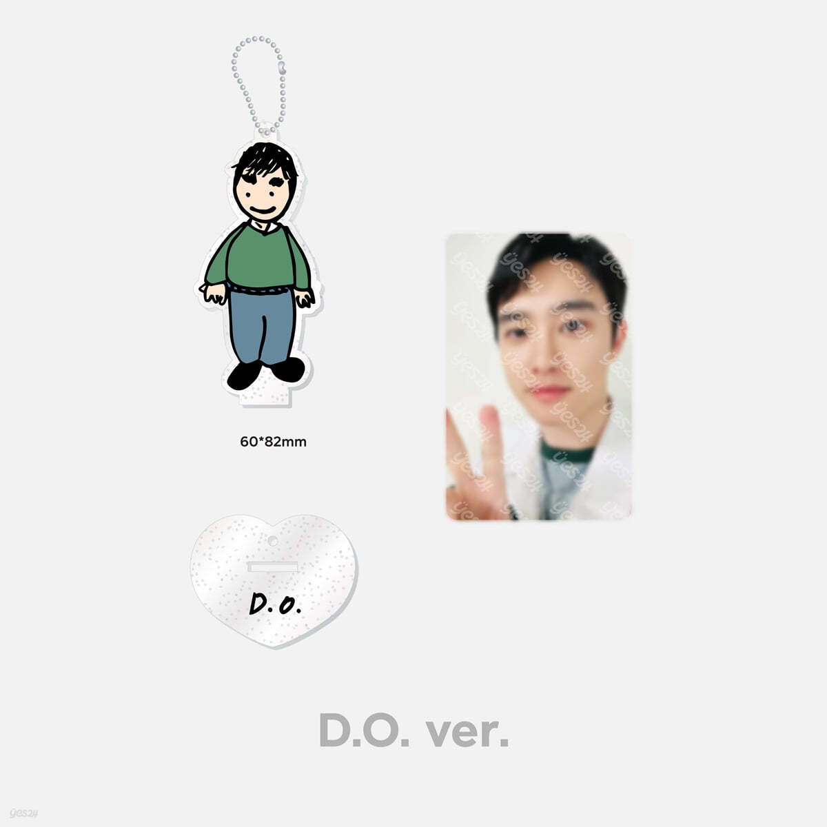 [EXO’ CLOCK] PORTRAIT ACRYLIC STAND KEY RING [디오 ver.]