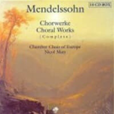 Nicel Matt / 멘델스존 : 합창 작품 전집 (Mendelssohn : Choral Works) (10CD Box Set/수입/99997)