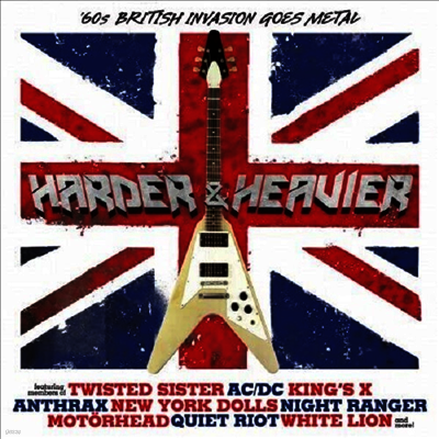 Various Artists — Harder & Heavier - 60s British Invasion Goes Metal 앨범 커버