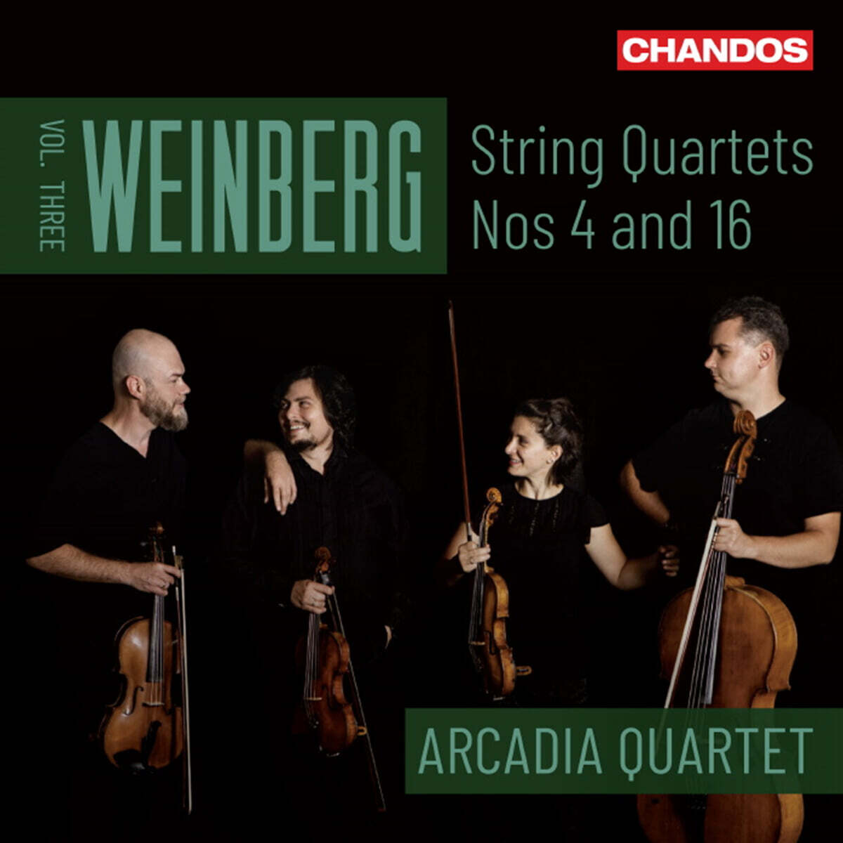 Arcadia Quartet 바인베르크: 현악 사중주 3집 (Weinberg: String Quartets Vol.3)