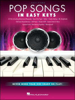 Pop Songs - In Easy Keys: 24 Hits Arranged with Never More Than One Sharp or Flat!