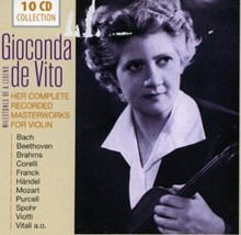 Gioconda De Vito 바이올린의 전설, 지오콘다 데 비토 - 오리지널 앨범 컬렉션 (Her Complete Recorded Masterworks)