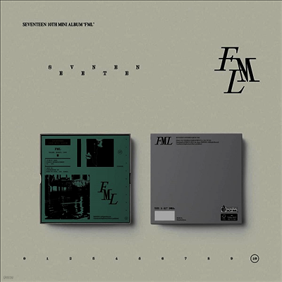 세븐틴 (Seventeen) - Seventeen 10th Mini Album 'FML' (A Ver.) (미국반 독점 엽서)(CD)