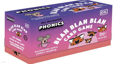 Mrs Wordsmith Phonics Blah Blah Blah Card Game, Kindergarten & Grades 1-2