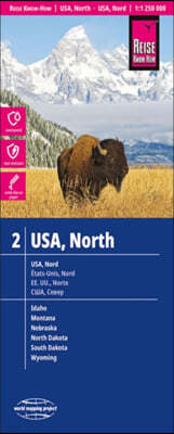 USA 2 North (1:1.250.000)