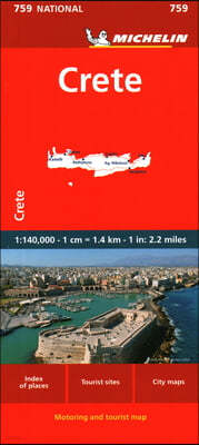 Crete - Michelin National Map 759