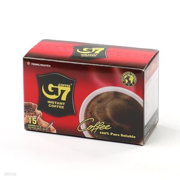 G7 베트남 커피 퓨어블랙 2g x 15개 - 예스24
