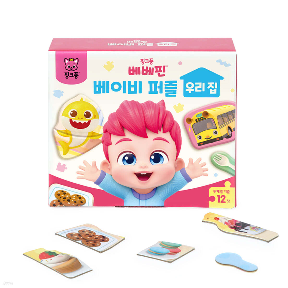 핑크퐁 베베핀 베이비 퍼즐 우리 집