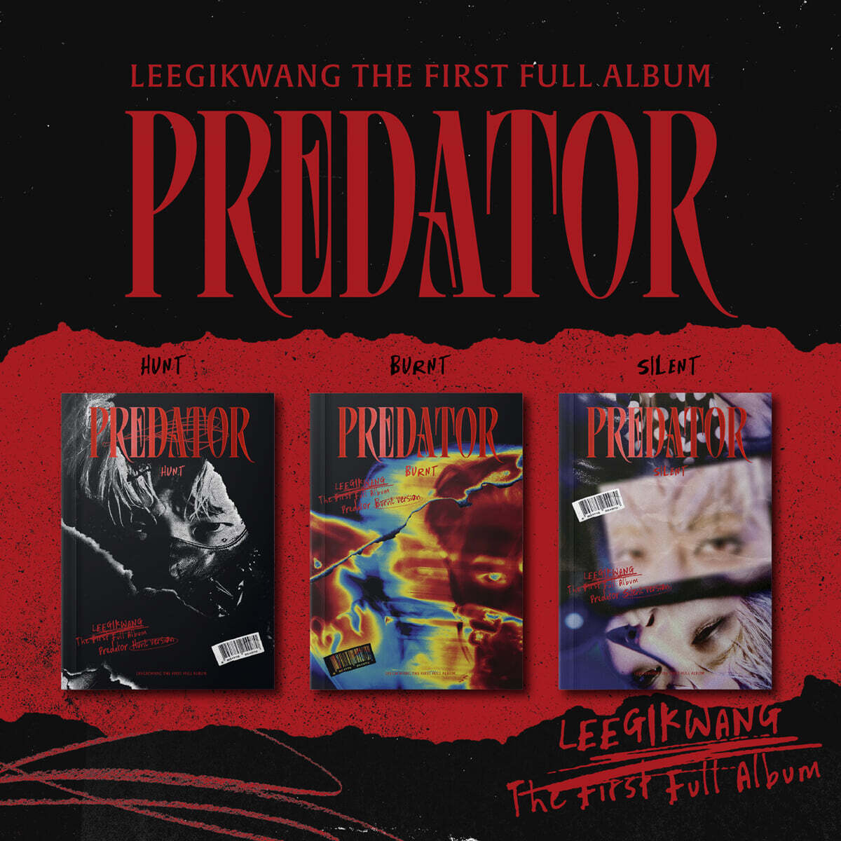 이기광 1집 - Predator [3종 SET]