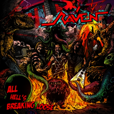 Raven — All Hell's Breaking Loose 앨범 커버