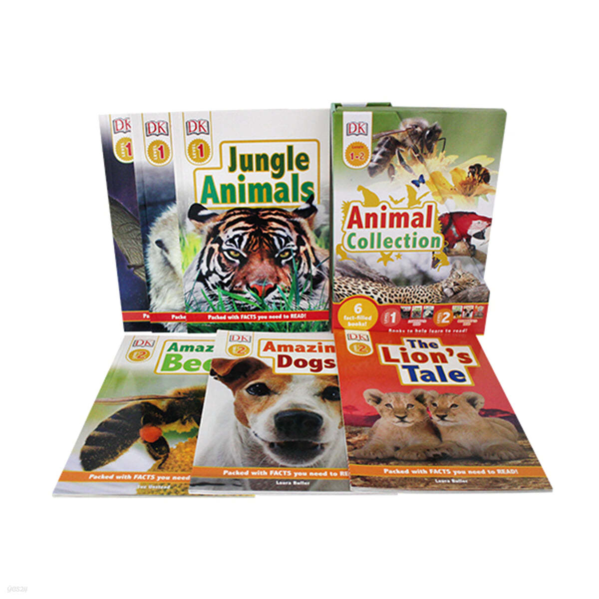 DK Animal Collection(6 Fact-Filled Books)(Level 1 &amp; 2)