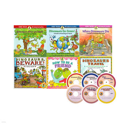 Dino Life Guide 6 Books Set (with CD)