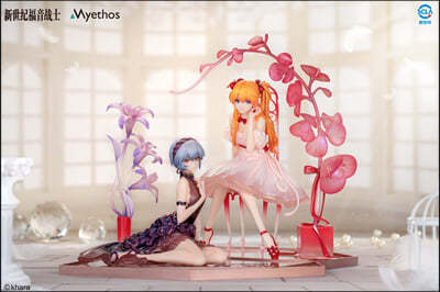 エヴァンゲリオン 綾波レイ&式波.アスカ.ラングレ- 花の言Ver. 1/7 完成品フィギュア