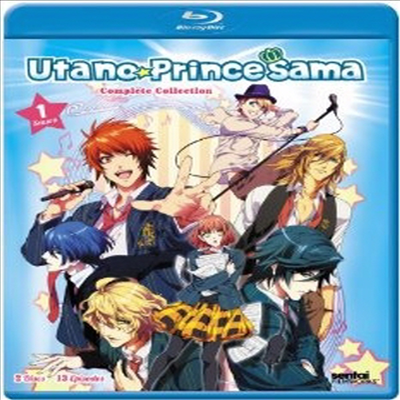 Uta No Prince Sama 1000%: Season 1 (뷡ϴ ڴ   1000% :  1) (ѱ۹ڸ)(Blu-ray)