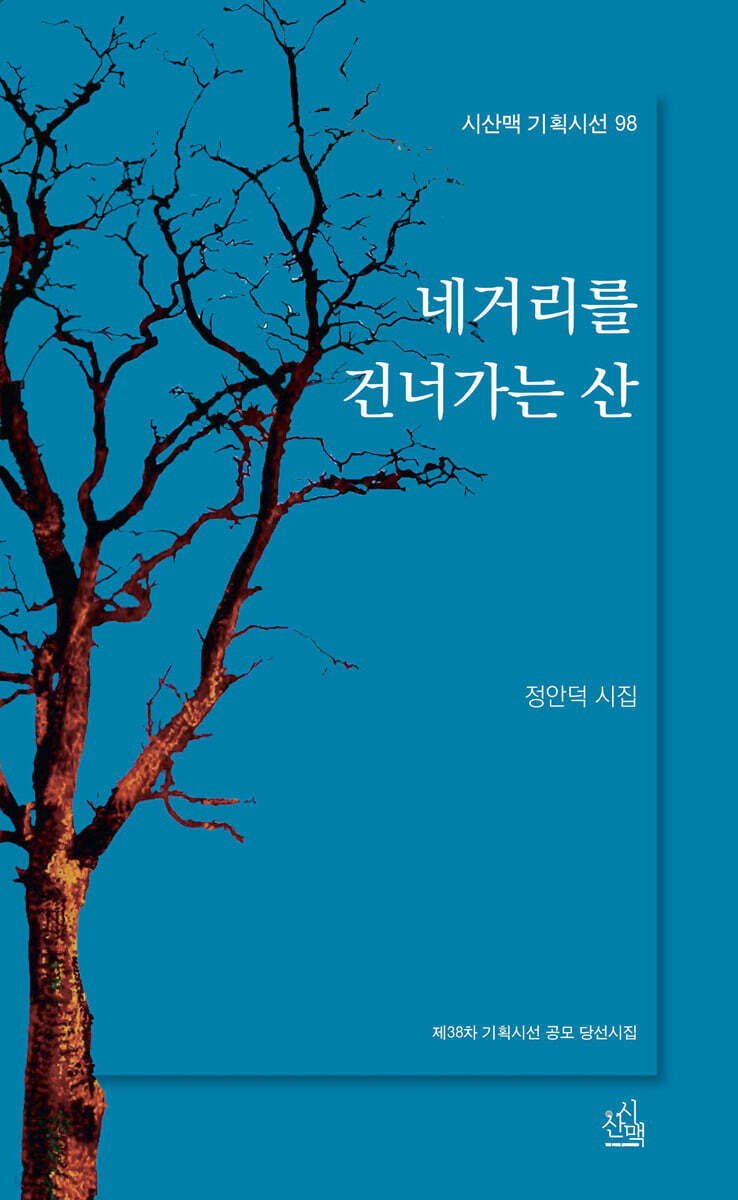 네거리를 건너가는 산