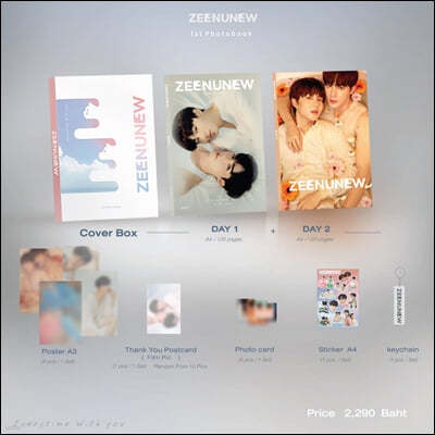 ZeeNuNew : 1st Photobook - Complete set (DAY 1  + DAY 2  +  4 +  1 + ī 6 + ƼĿ 1 + Ű 1)