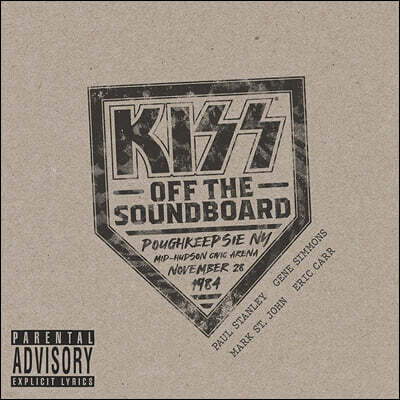Kiss — Off The Soundboard: Poughkeepsie, NY, 1984 앨범 커버