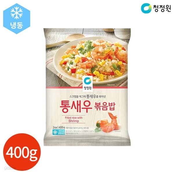 청정원 통새우 볶음밥 400g x 4봉