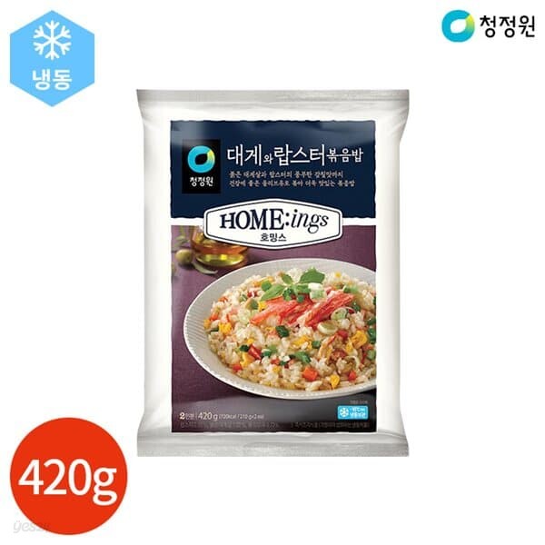 청정원 호밍스 대게와 랍스터 볶음밥 420g x 2봉