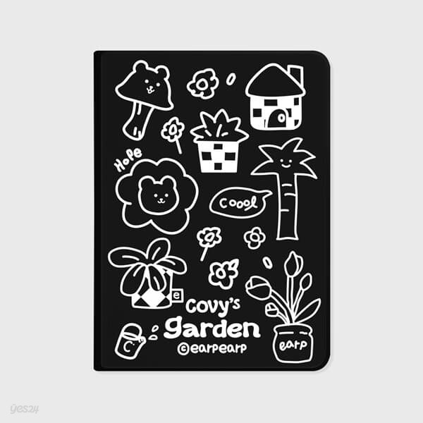 DRAWING COVY GARDEN-BLACK(아이패드-커버)