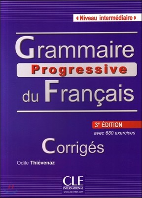 Grammaire progressive du francais Niveau Intermediaire Corriges