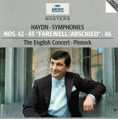 Haydn : Symphonies Nos. 42 · 45 "Farewell / Abschied" -  피녹 (Trevor Pinnock) (독일발매)