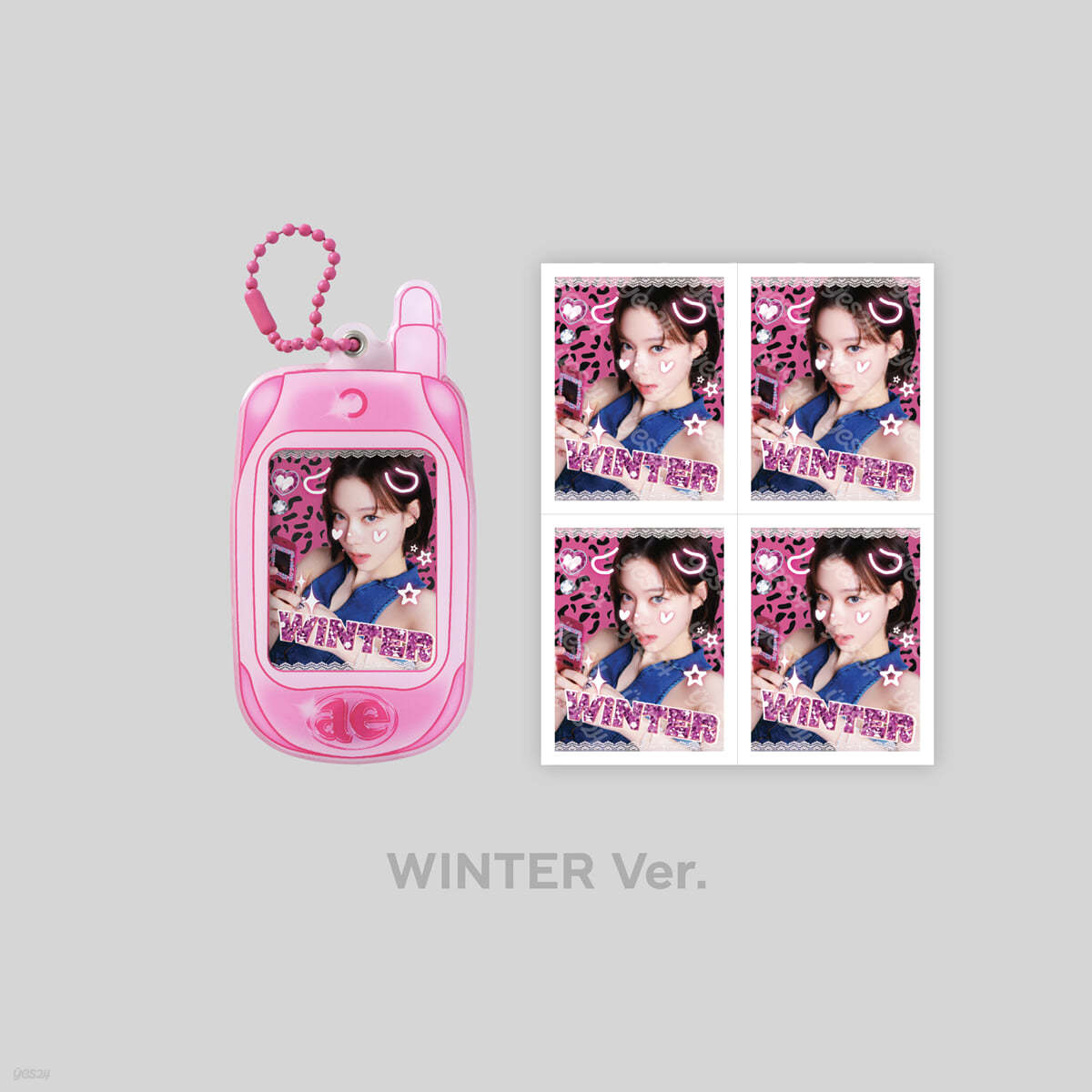 [aespa - Come to MY illusion] RETRO KEY RING SET [윈터 ver.]