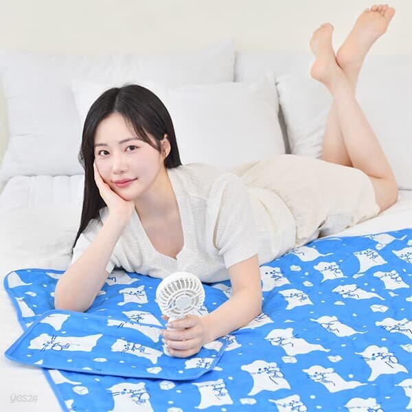 잠온 아이스 쿨매트 더블 (90x140) ZAMON-CM90 대자리 젤매트 냉감패드 여름매트 통풍 쿨링 냉수매트 거실 침대 수면