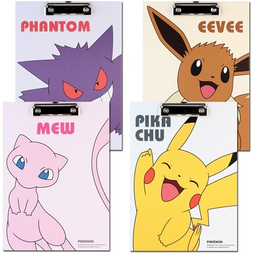 포켓몬 메모보드/캐릭터 A4 파일 클립보드 메모판