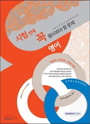 시험전에 꼭 풀어봐야 할 문제 영어