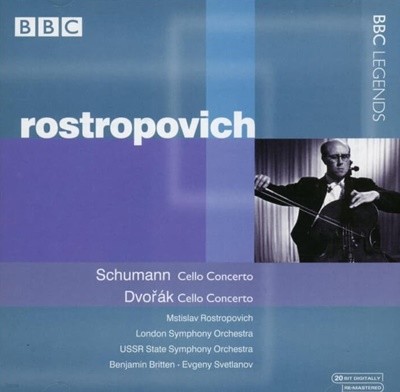 Schumann, Dvorak : 첼로 협주곡 -  로스트로포비치 (Mstislav Rostropovich (유럽발매)