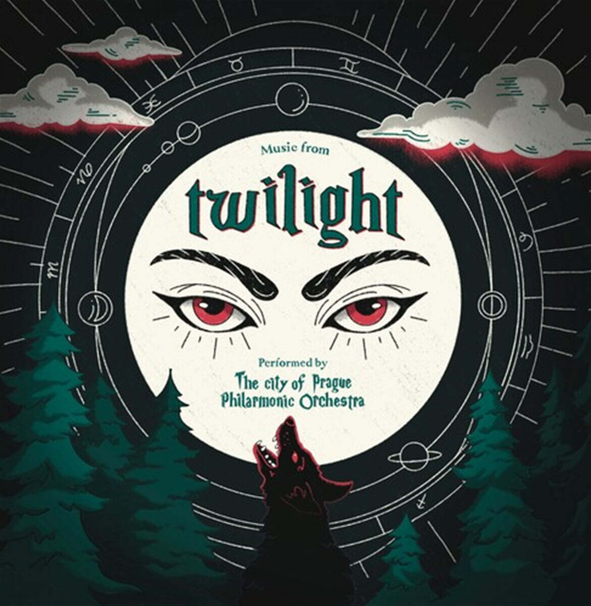 트와일라잇 시리즈 영화음악 주제가 모음집 (Twilight Saga OST by Howard Shore, Alexandre Desplat & Carter Burwell) [레드 컬러 LP]