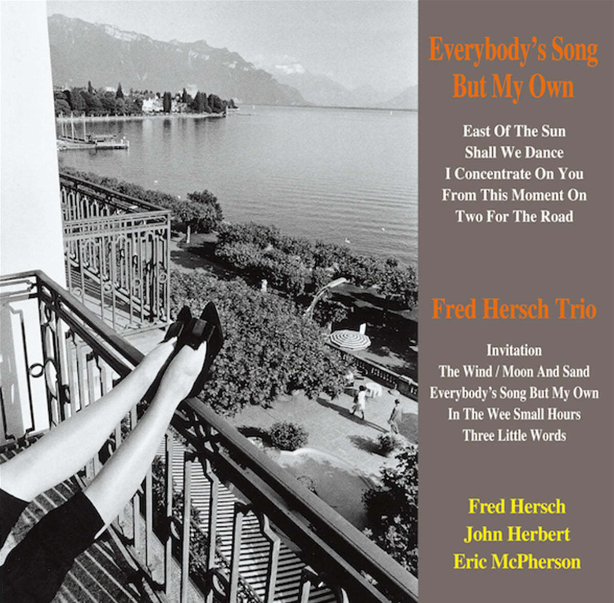 Fred Hersch Trio (프레드 허쉬 트리오) - Everybody's Song But My Own [LP] 