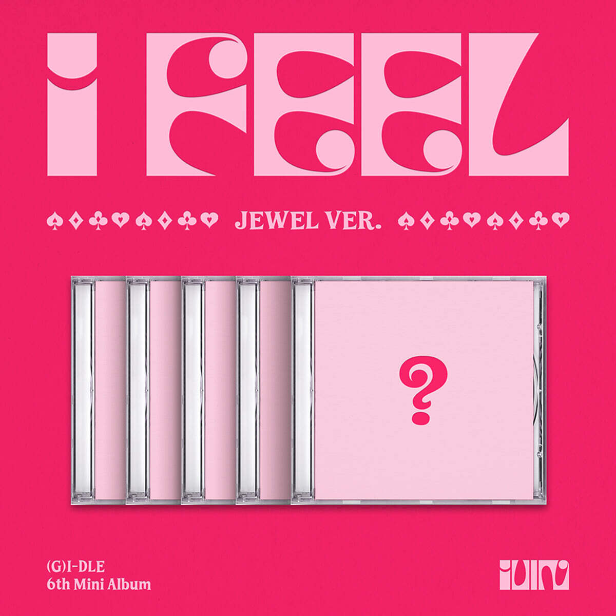 (여자)아이들 - 미니앨범 6집 : I feel [쥬얼반] [SET]