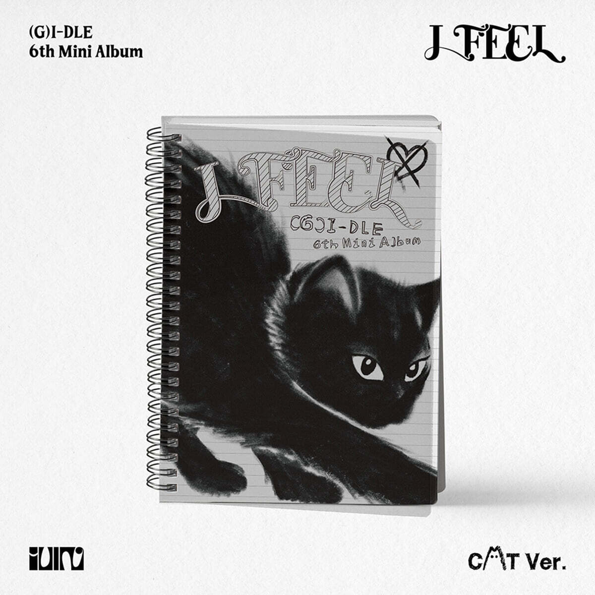 (여자)아이들 - 미니앨범 6집 : I feel [Cat Ver.]