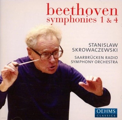 Beethoven :  Symphonies 1 & 4 - 스크로바체프스키 (Stanislaw Skrowaczewski)(EU발매)