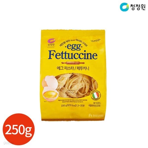 청정원 에그 페투치니 파스타 250g