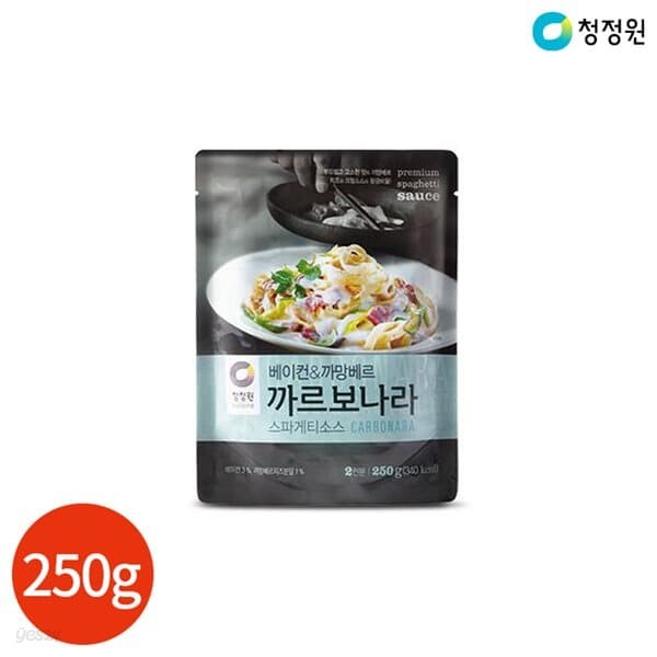 청정원 까르보나라 스파게티 소스 250g